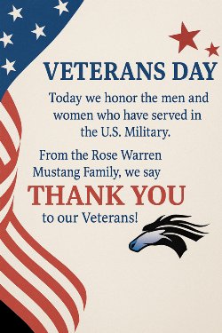 Veteran's Day - No School